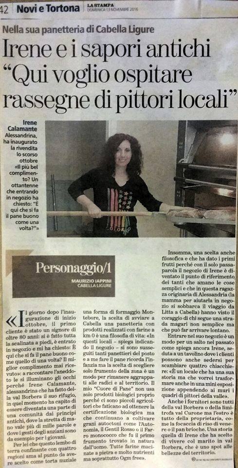 La Stampa parla di Cuore di Pane!